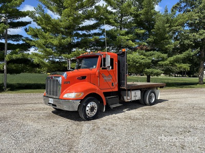 2014 Peterbilt PB330 4x2 Flatbed Truck