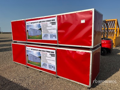 2026 SKLP SK-S5030 30 ft x 50 ft Large Scale Storage Building (Unused)