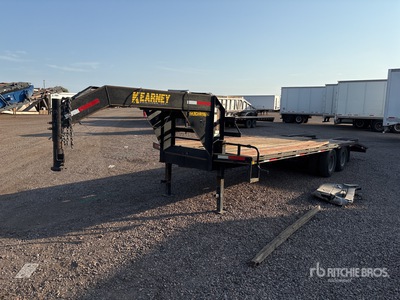 2017 Kearney 25 ft T/A Gooseneck Remorque pour équipement
