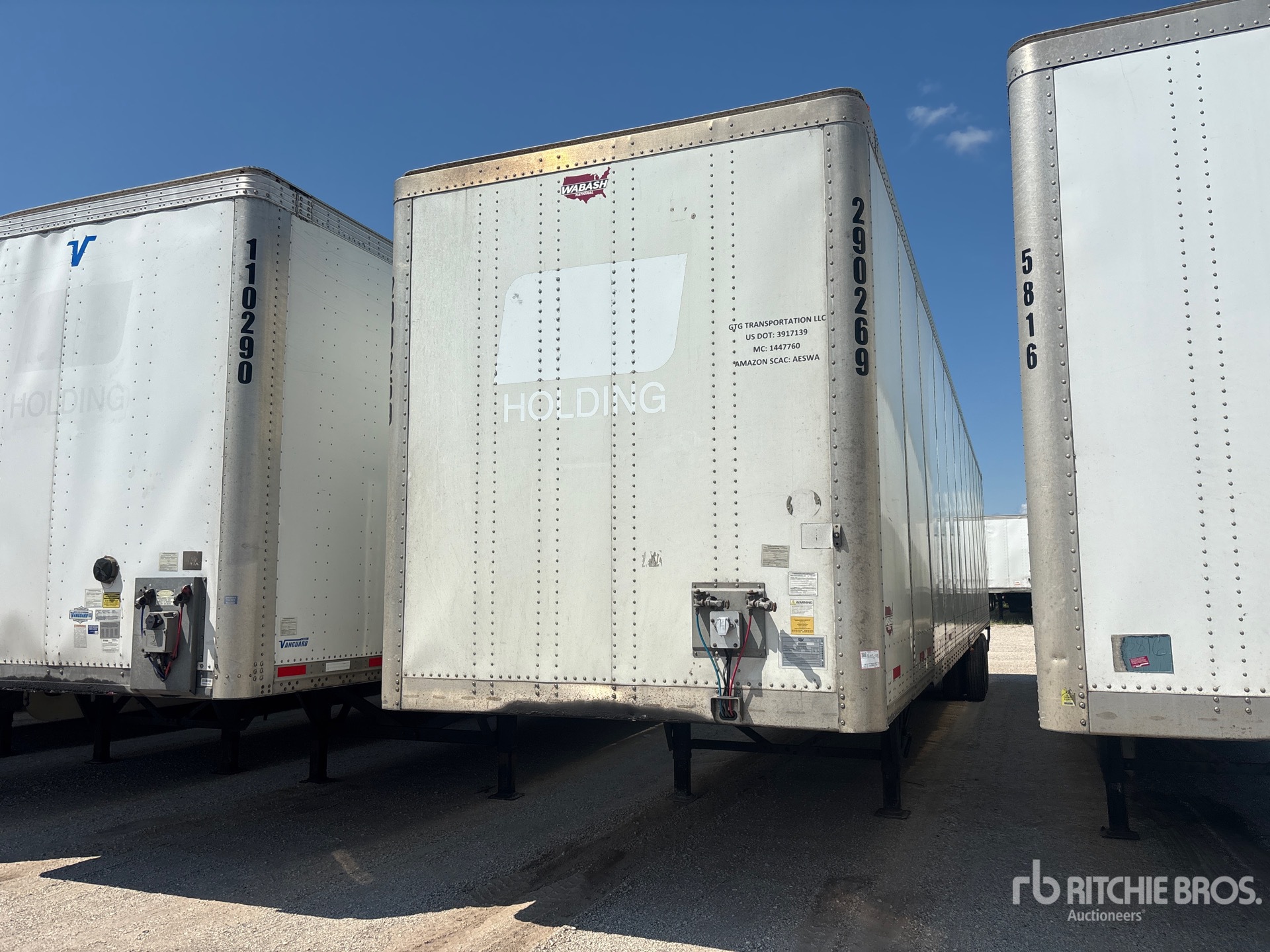 2022 Wabash DVCVHPC 53 ft x 102 in T/A Van Trailer