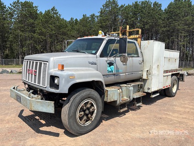 1993 GMC Top Kick 4x2 Crew Cab Utility Truck
