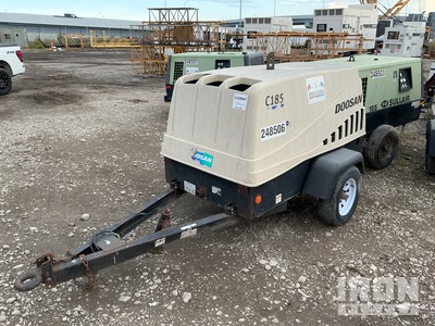 2012 Doosan C185WDJT4I 185 cfm Mobile ضاغط هوائي