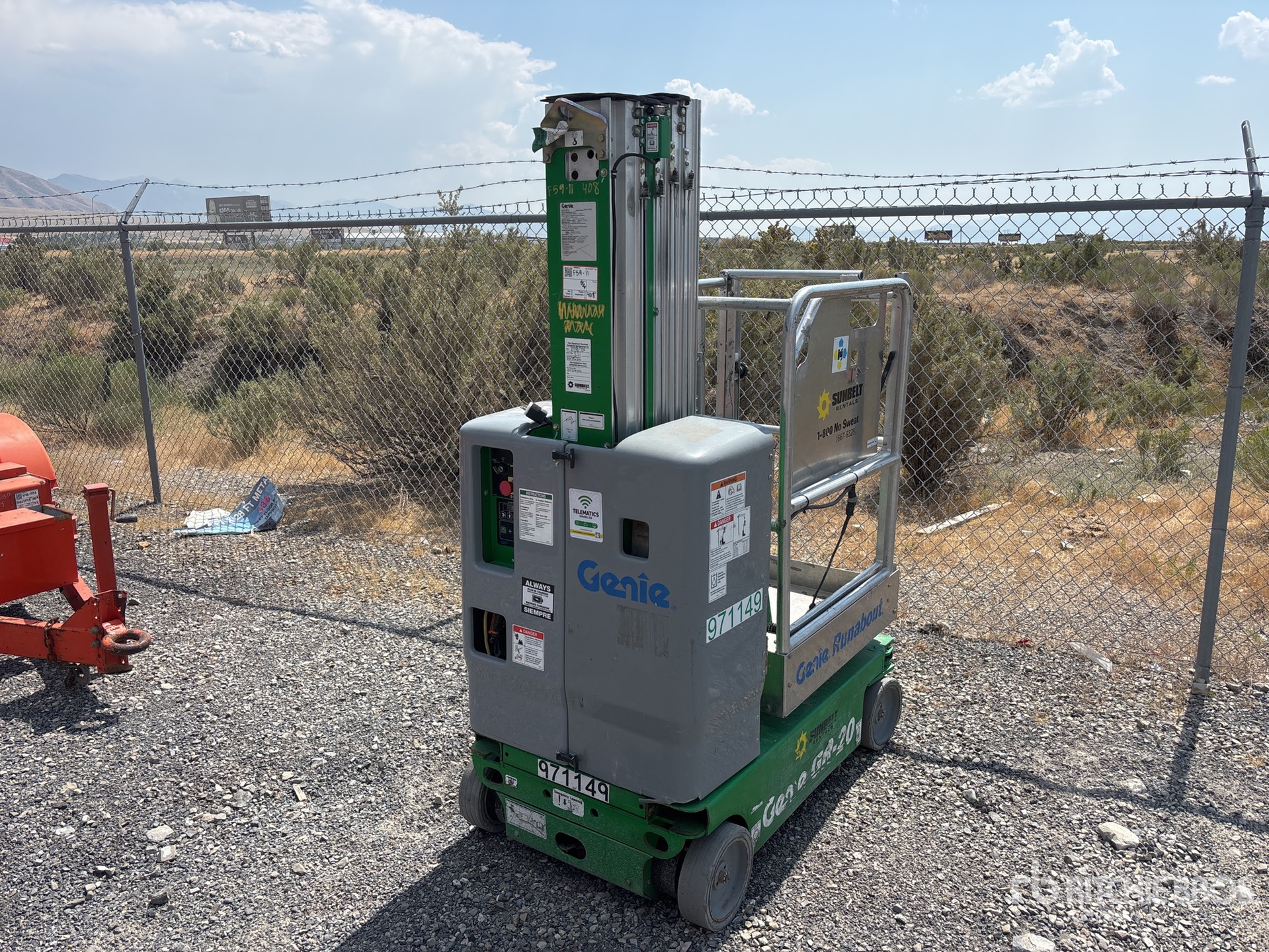2017 Genie GR20 Vertical Mast Lift