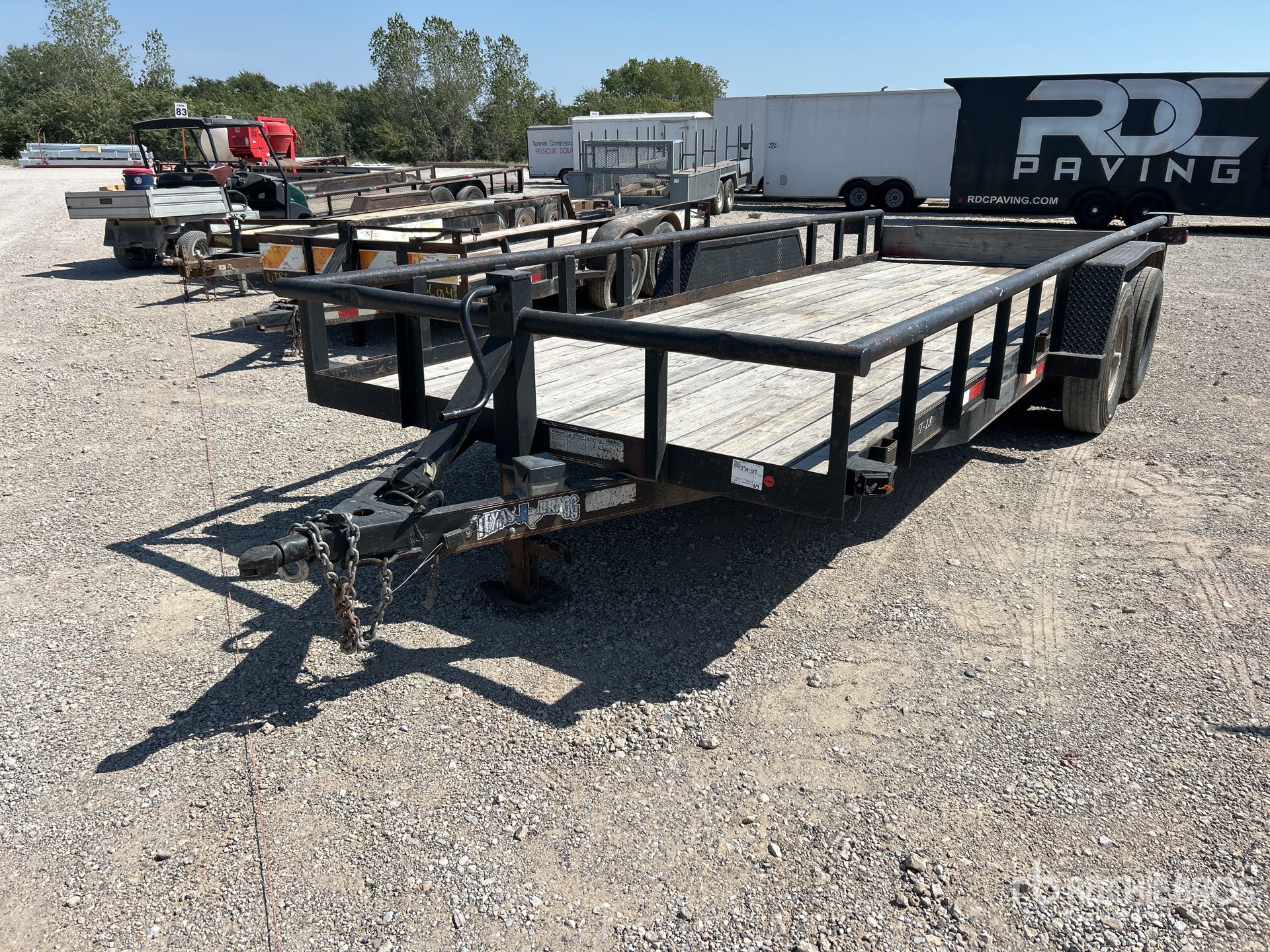 1998 Texas Bragg 20 ft T/A Utility Trailer