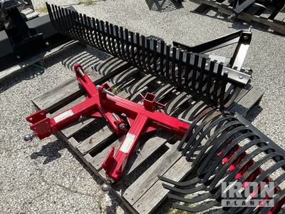 Quantity of (1) Mahindra 3-Point Rake & (2) Mahindra Trailer Movers (Unused)