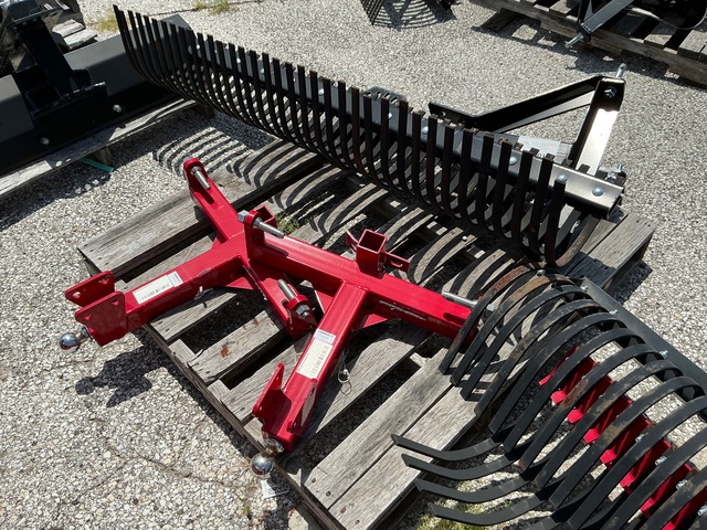 Quantity of (1) Mahindra 3-Point Rake & (2) Mahindra Trailer Movers (Unused)