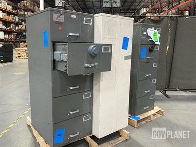 (3) Mosler Filing Cabinet Safes