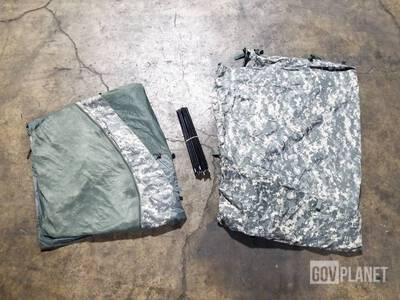 (16) ICS Improved Combat Shelter Tents and (103) ICS Rain Fly