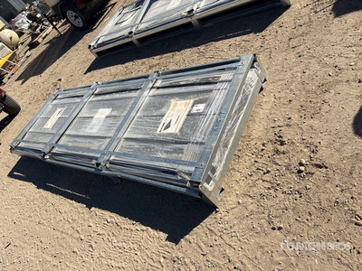Quantity of (100) 2026 STARVOX S3048F Galvalume Corrugated Steel Panels (Black) Divers - Matériaux de construction (Unused)