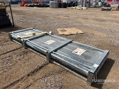 Quantity of (100) 2026 STARVOX S3048F Galvalume Corrugated Steel Panels (Black) (Unused)