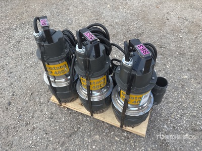 Quantity of (3) Mustang MP4800 2 in Tauchpumpe (Unused)