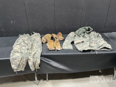 (32) Pairs of Cold Weather Trousers, (9) Cold Weather Parkas & Assorted Items