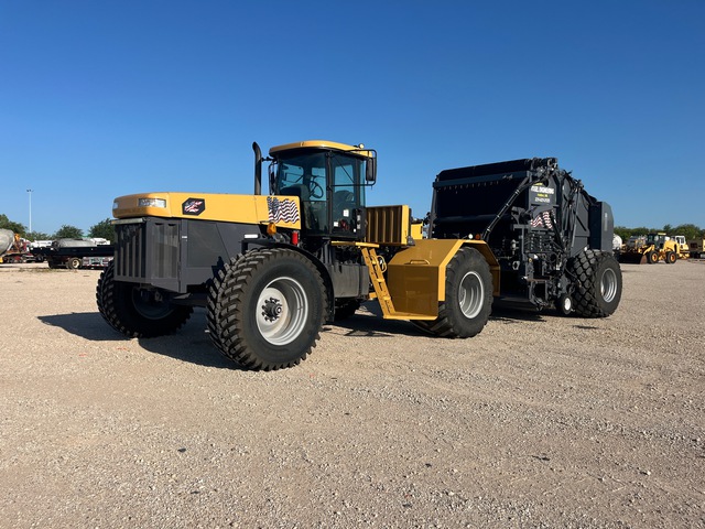 2013 Agco Terragator TG9200 Tractor w/Vogel 9x9 Round Baler