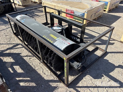 2026 Mower King SSAB72 72 in Skid Steer Broom (Unused)