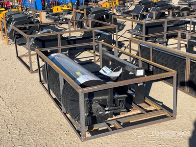 2026 Mower King SSAB72 72 in Skid Steer Broom (Unused)