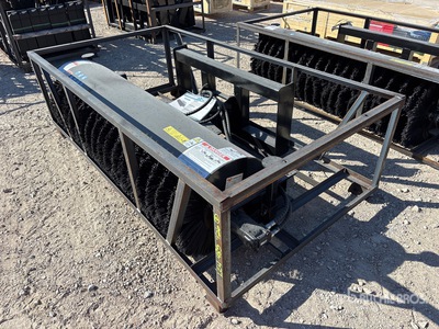 2026 Mower King SSAB72 72 in Skid Steer Broom (Unused)