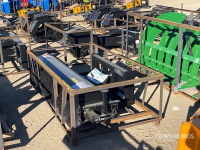 2026 Mower King SSAB72 72 in Skid Steer Broom (Unused)