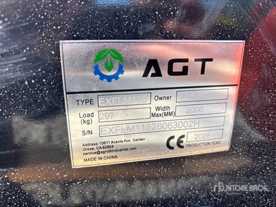 2026 AGT EXFLM115 45 in Excavator Flail Mower (Unused)