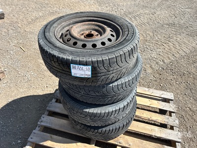 Quantity of (4) Aelus Ice 195/65R15 195/65R15 Winter Tires