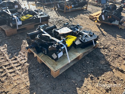 Quantity of (7) 2026 AGT 12EX-SET7 Mini Excavator Attachment Set (Unused)