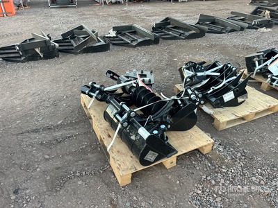 Quantity of (7) 2026 AGT 12EX-SET7 Mini Excavator Attachment Set Attacco per escavatore (Unused)