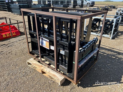 Quantity of (5) 2026 Mower King SA-100 48 in Skid Steer Forks (Unused)