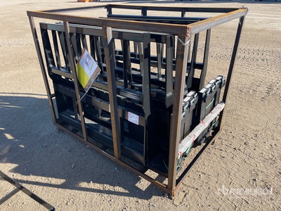 Quantity of (5) 2026 Mower King SA-100 48 in Skid Steer Forks (Unused)