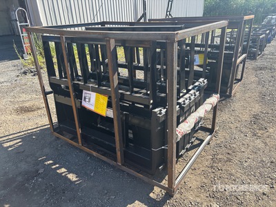 Quantity of (5) 2026 Mower King SA-100 48 in スキッドステア用フォーク (Unused)
