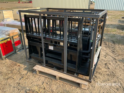 Quantity of (5) 2026 Mower King SA-100 48 in Fourches pour Skid Steer (Unused)