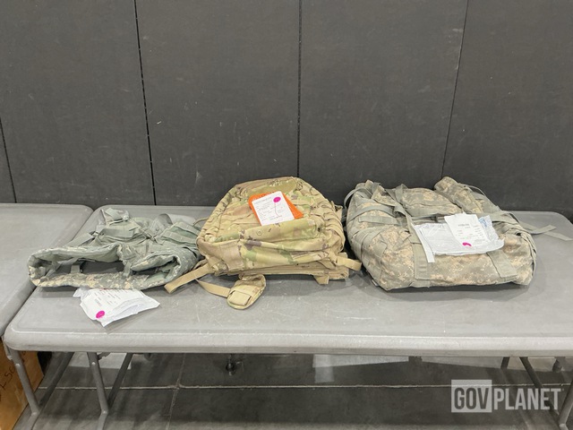 (11) Field Pack Sets, (5) Rucksack Sets, (27) Load Carriers & Assorted Items