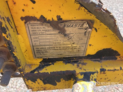1997 Fleming T312SB 12 ft T/A Equipment Trailer