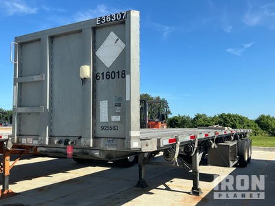 2017 Hyundai FC2366122AF 36 ft T/A Flatbed Trailer