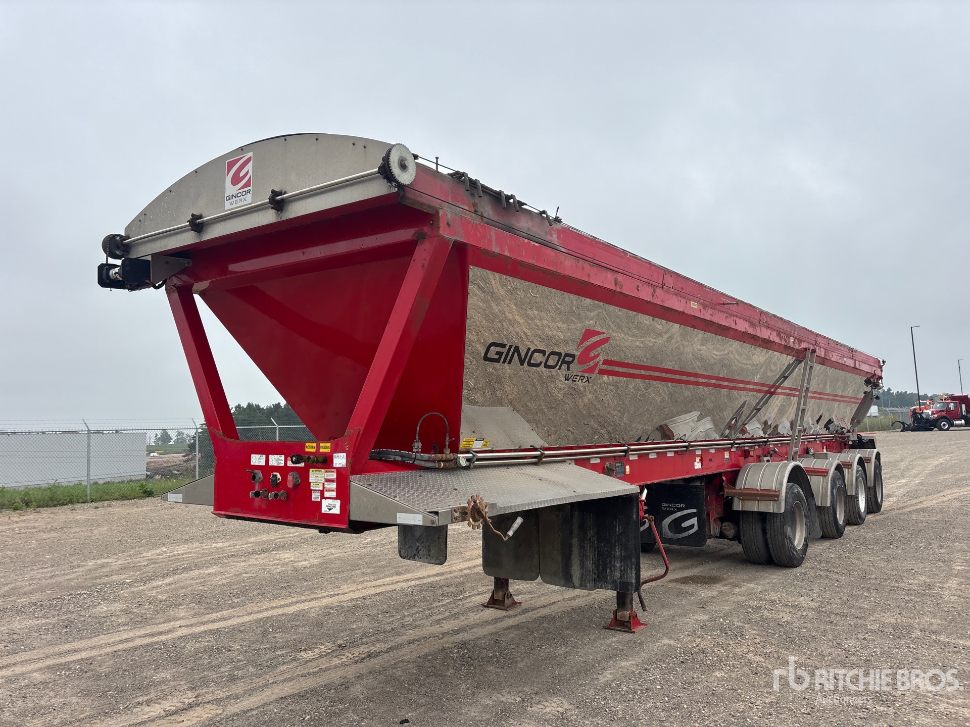 2022 GINCOR 48 ft Quad/A Live Bottom Trailer