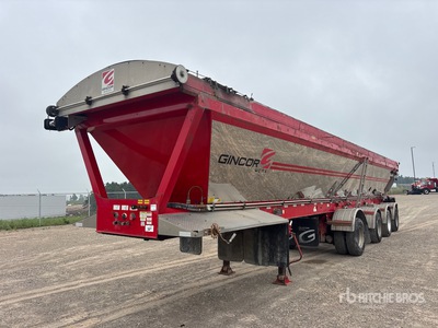 2022 GINCOR 48 ft Quad/A Live Bottom Trailer