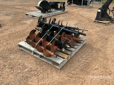 Quantity of (12) Skid Steer オーガービット (Unused)