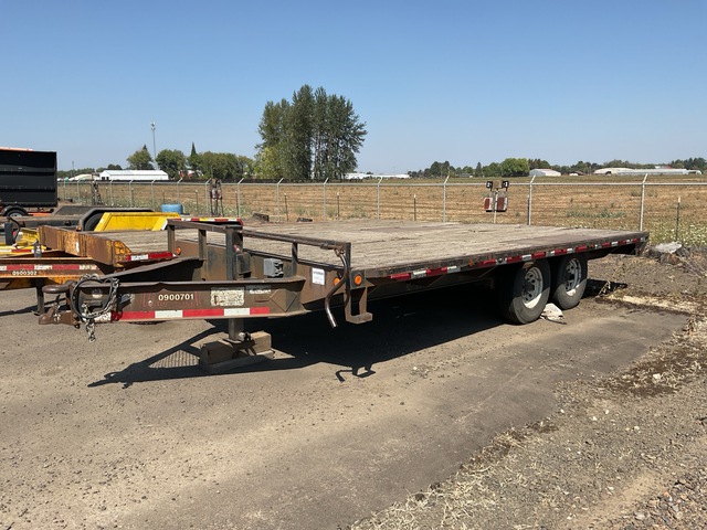 2007 Load Max 18 ft T/A Flatbed Trailer