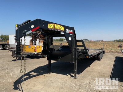 2026 Great Northern GN28-20-DR 28 ft T/A Gooseneck مقطورة معدات