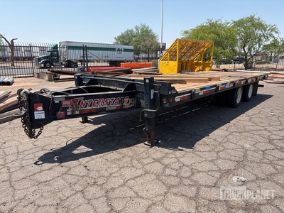 2017 Interstate 40DLA 24 ft  T/A Flatbed Trailer