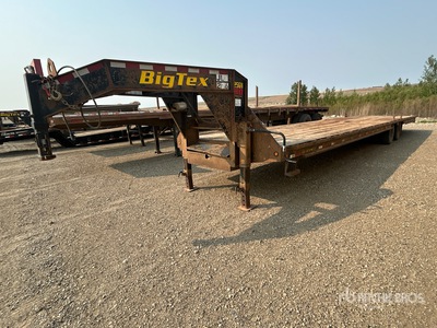 2020 Big Tex 25GN-40 40 ft T/A Gooseneck Gooseneck Przyczepa płaska
