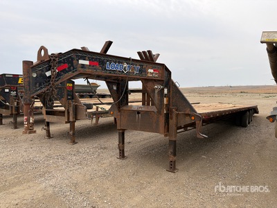 2014 Load Max 40 ft Tri/A Gooseneck Rimorchio per attrezzatura