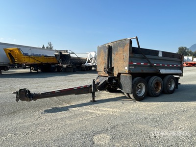 2010 Cancade 15 ft Tri/A Pup Dump Trailer