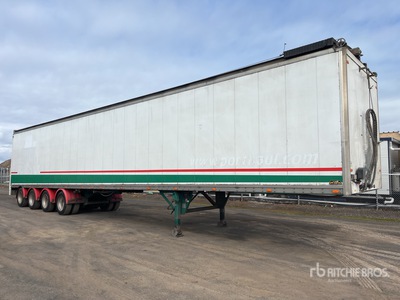 2016 Lusty Pumpa 16.5 m Quad/A Moving Floor Trailer
