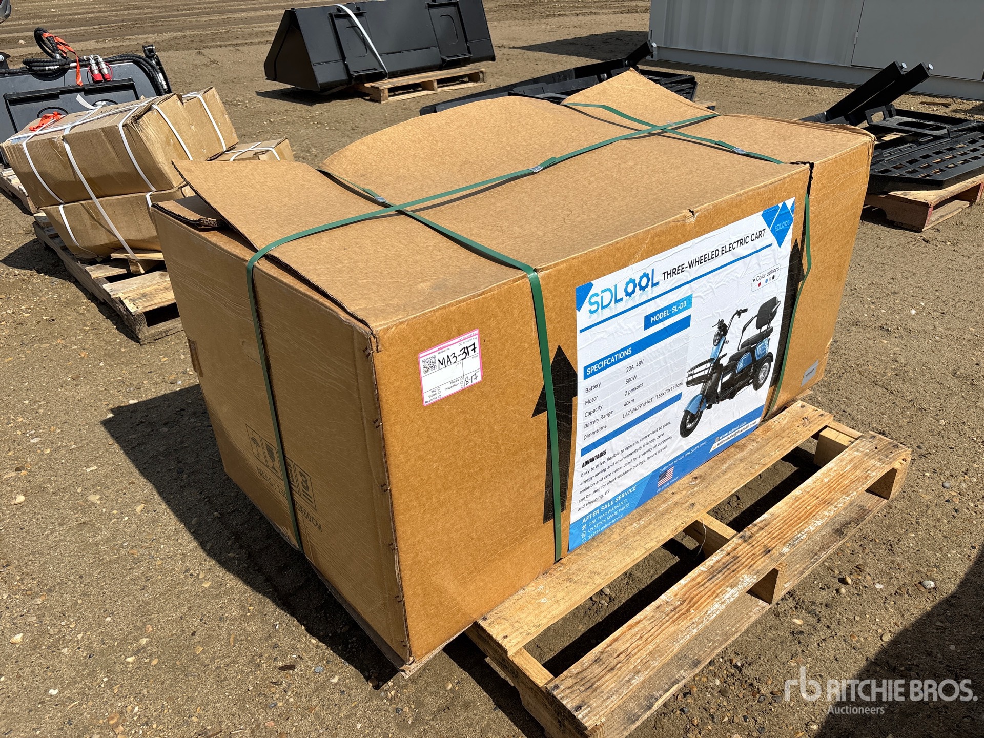 2026 SDLOOL SL-D3 Electric Trike (Unused)