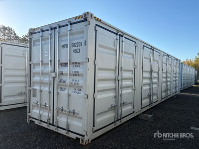 2026 40 ft High Cube Multi-Door Storage Container