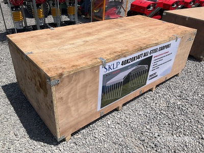 2026 SKLP SC40 20 ft x 40 ft 40 Ft x 20 Ft Carpa para Garage (Sin Usar) / Carport (Unused)