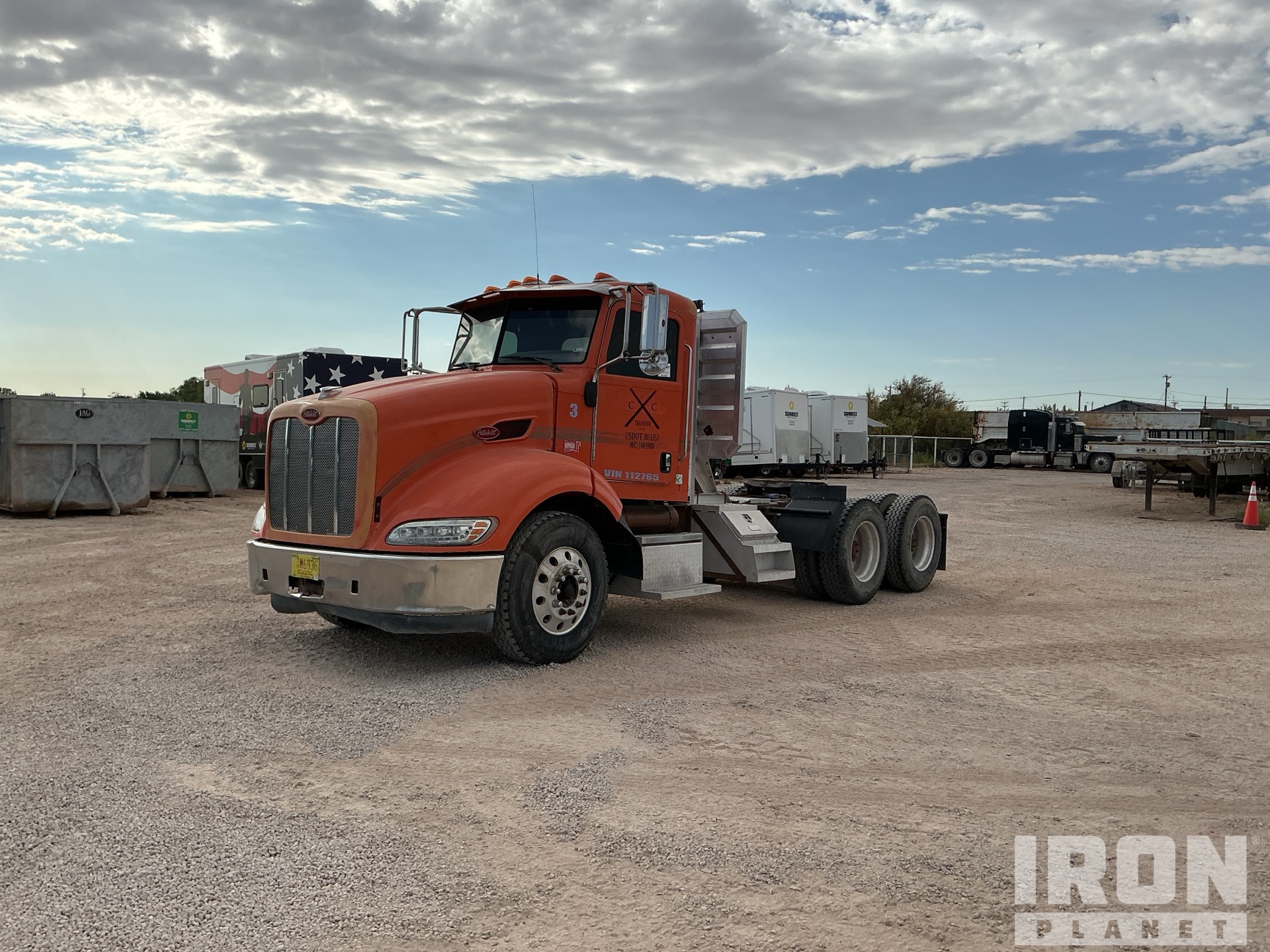 2010 Peterbilt 384 6x4 T/A Day Cab Truck Tractor