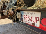 Trailer Chassis with License Plate Light Functional
