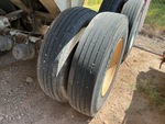 Trailer Chassis with Tire Condition