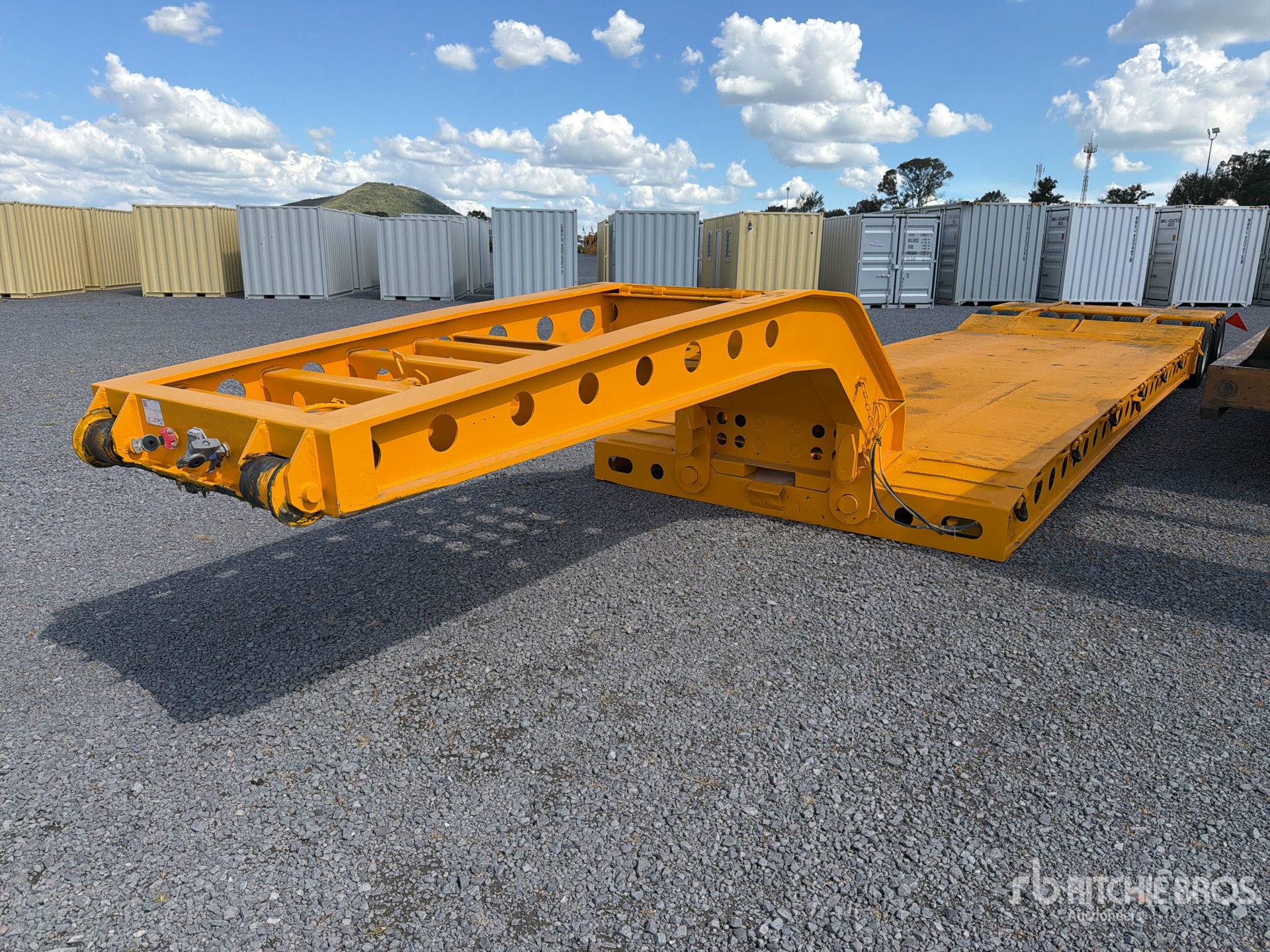 1998 Cozad 16-Wheel Cama Baja / Lowboy Trailer