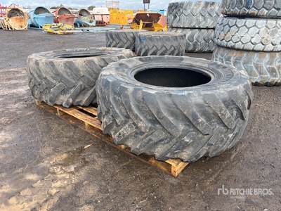 Quantity of (2) Michelin 600/70R30 Opony